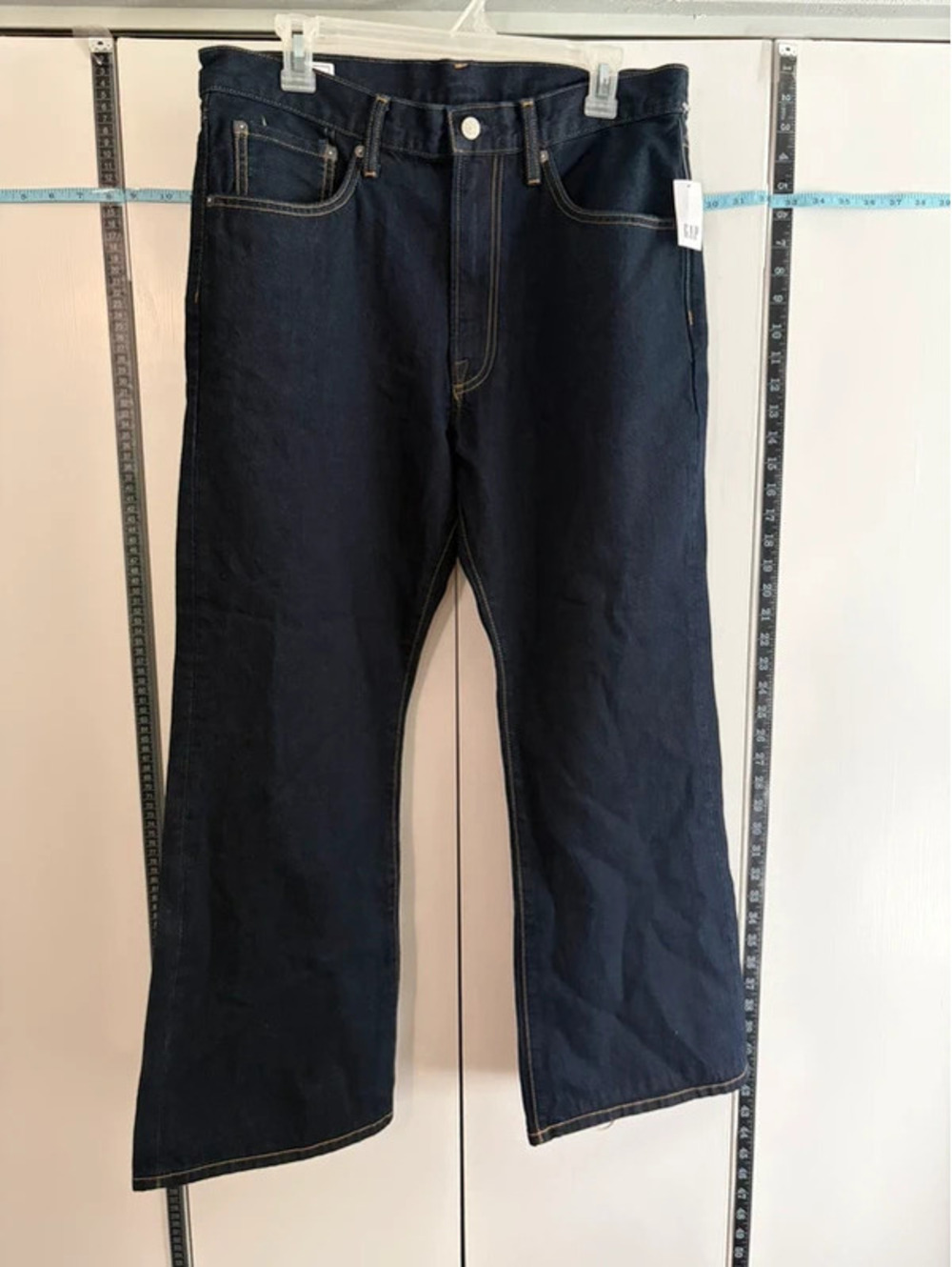 GAP Loose Boot Jeans Men’s 32x30 Dark Rinse NWT 100% Cotton Bootcut